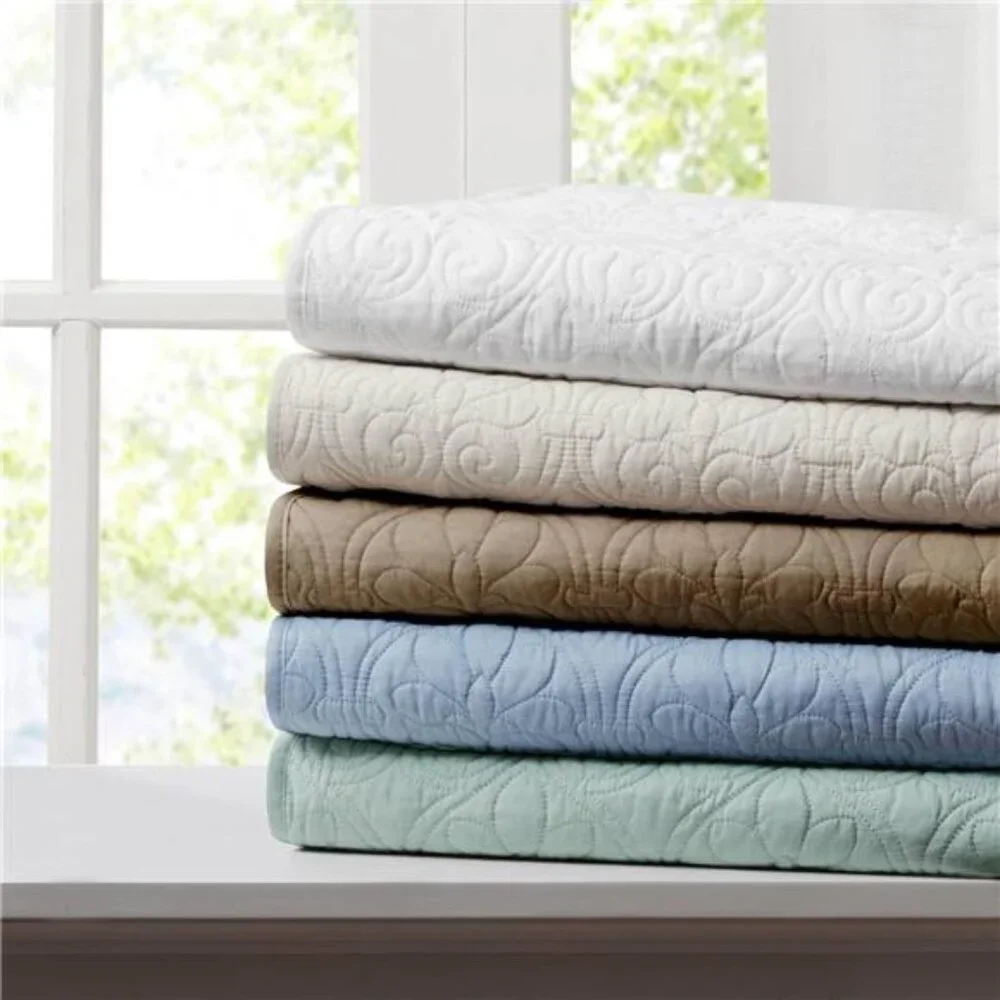 Oversized Quilted Throw in Khaki Finish MP50-2984, 60